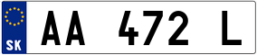Truck License Plate